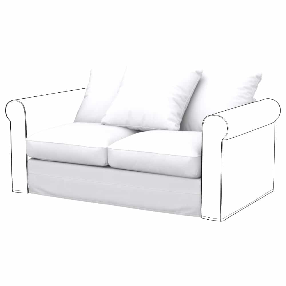 GRONLID Funda para módulos sofá de 2 plazas