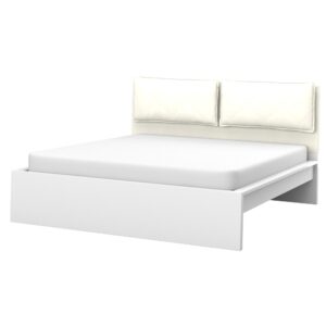MALM 140cm lit housse