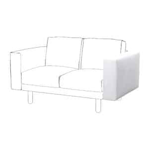 NORSBORG revêtement accoudoir