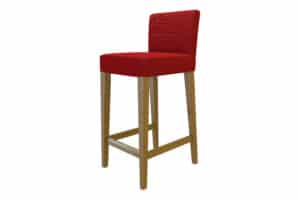 HENRIKSDAL housse pour tabouret bar avec dossier