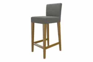 HENRIKSDAL housse pour tabouret bar avec dossier